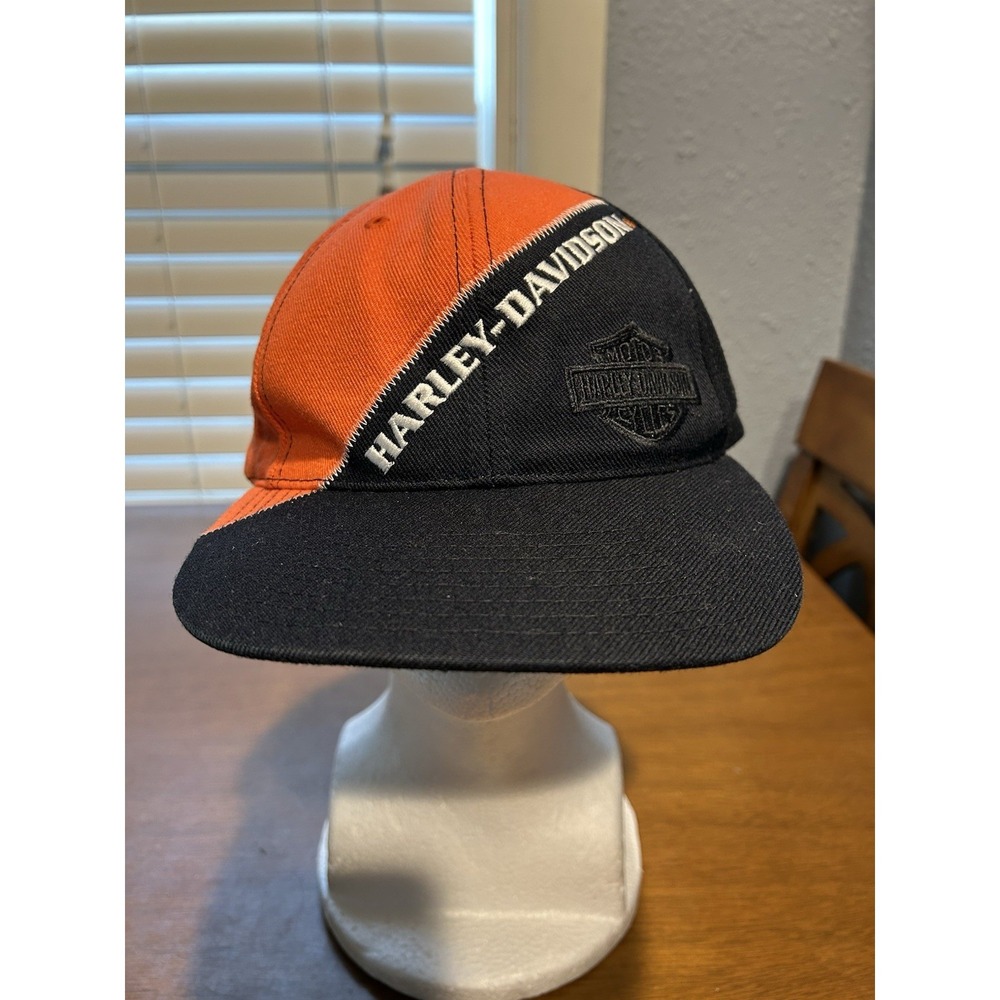 Vintage Harley Davidson American Needle Snapback Adjustable Hat Cap Biker Adult